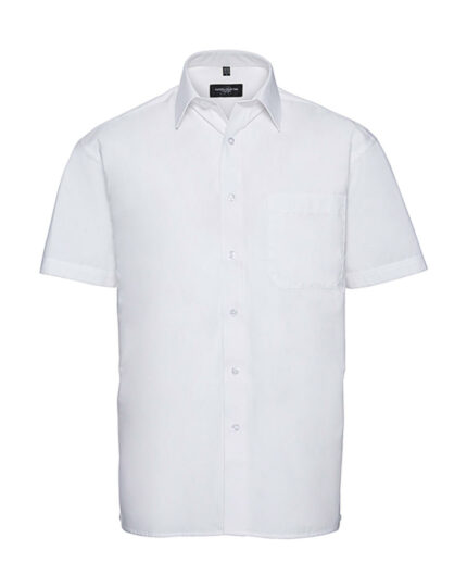 Koszula popelinowa z krótkimi rękawami