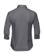 Bluzka z podwijanymi rękawami 3/4 - obrazek 5