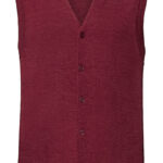 Dzianinowa Kamizelka V-Neck