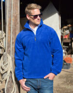 Bluza z polaru z krótkim zamkiem - obrazek 3