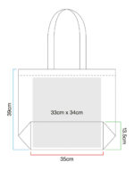 Torba z bawełny organicznej Maxi Bag for Life - obrazek 6