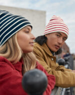 Czapka Beanie w paski - obrazek 2