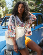 Duża torba Organic Cotton Wave - obrazek 4