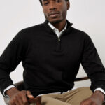 Sweter z zamkiem 1/4 Regular Fit Arundel