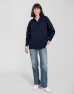 Bluza z krótkim zamkiem Iconic Premium - obrazek 8