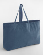 Torba tote oversize garment dyed - obrazek 3